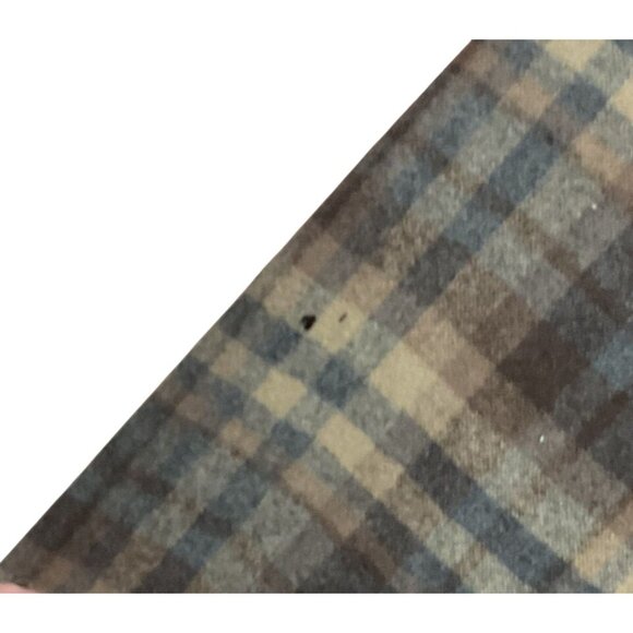 Vtg Pendleton Board Shirt M Virgin Wool Plaid Loop Collar Long Sleeve Shacket - Picture 7 of 7